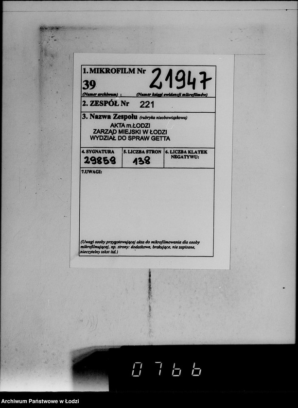 Obraz 2 z jednostki "Fundsachen. [Kartoteka]"