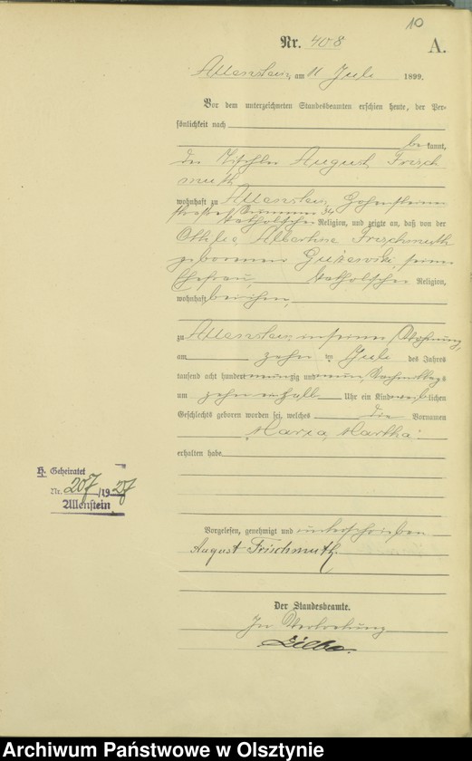 image.from.unit.number "Geburts-Haupt-Register Tom II,Nr 400 - 792"