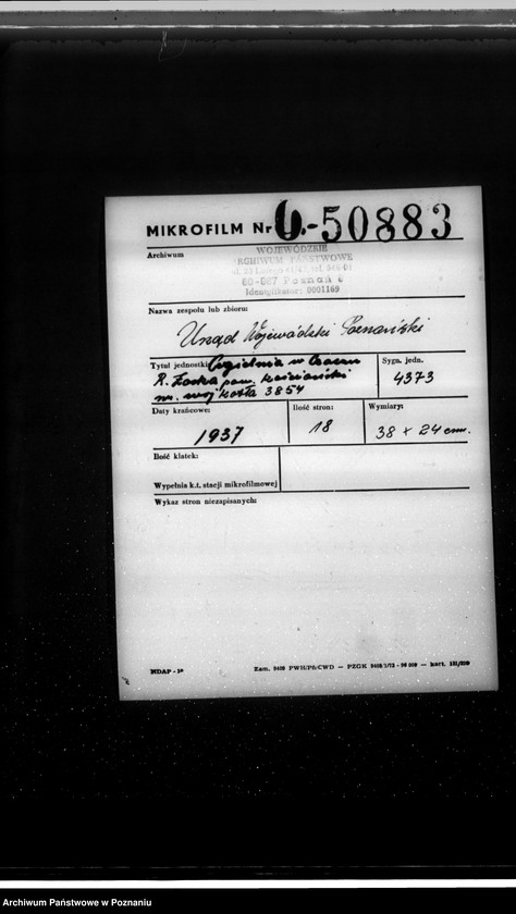 Obraz 2 z jednostki "Cegielnia w Czaczu R. Łaske, pow. kościański nr woj. kotła 3854"