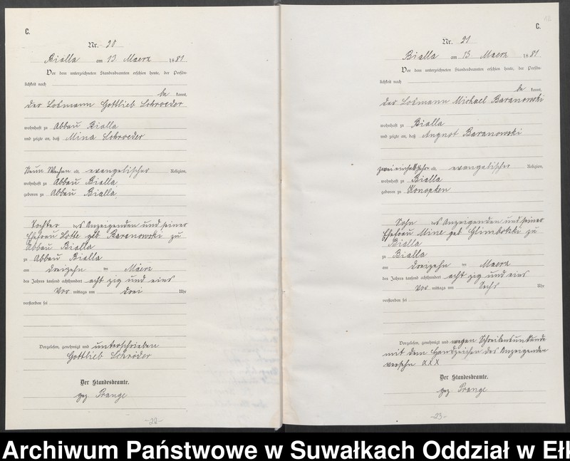 image.from.unit.number "[Sterbe-Haupt-Register des Königlich Preussischen Standes-Amtes Bialla Kreis Johannisburg]"