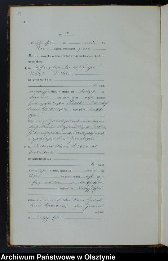 image.from.unit.number "Heiraths-Neben-Register Nr 1 - 45"