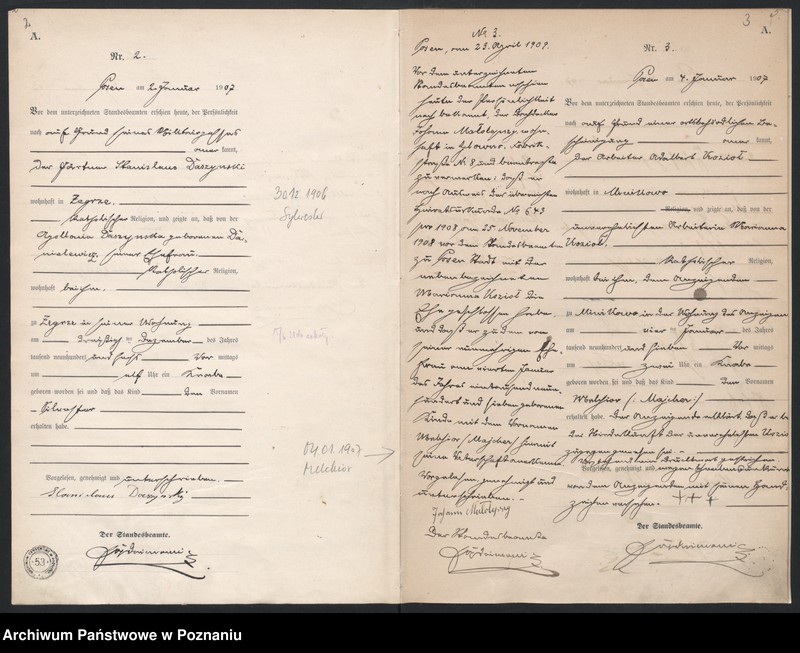 Obraz 4 z jednostki "Księga miejscowa urodzeń"