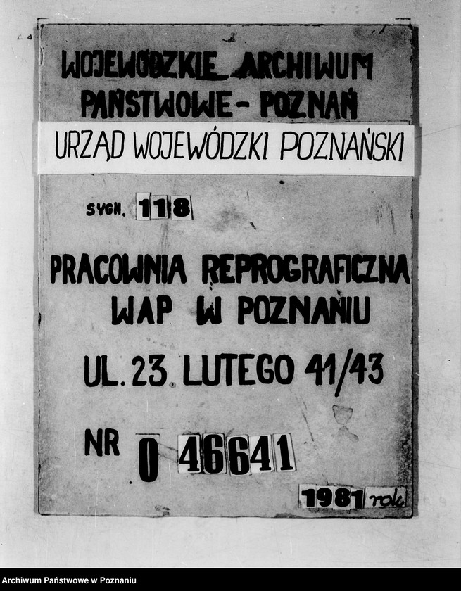 Obraz 1 z jednostki "Zbiór ogólników i zarządzeń Ministerstwa Spraw Wewnętrznych"