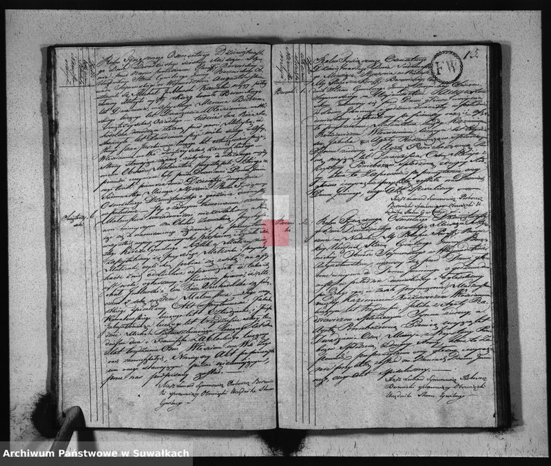 image.from.unit.number "Akta Zaślubionych od 1-o Mca Stycznia 1819. Gminy Berznickiey"