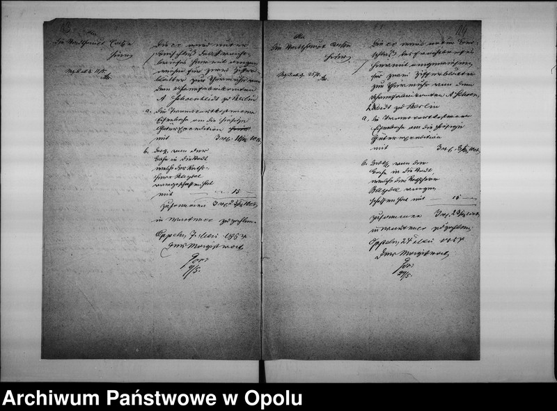 Obraz 12 z jednostki "Acta des Magistrats zu Oppeln betreffend: die Reparatur der Thurm-Uhr durch Garbe und Schoenheid und Anfertigung einer Neuen durch C. Weiss de Anno 1844"