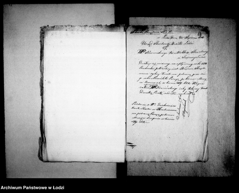 Obraz 15 z jednostki "[Korespondencja z Wydziałem Sarbowym Rządu Gubernialnego Mazowieckiego]"