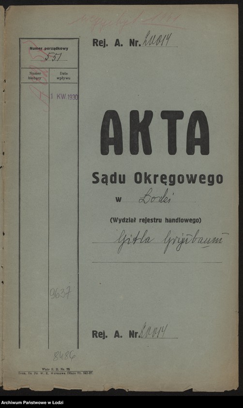 Obraz 2 z jednostki "Gitla Grynbaum- drobna sprzedaż mięsa"