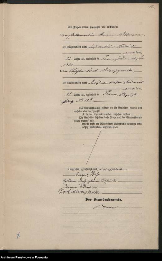 Obraz 14 z jednostki "Księga miejscowa małżeństw tom III [Rejestr główny małżeństw]"