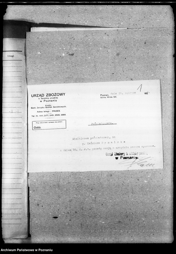 Obraz 5 z jednostki "Sprawy Osobowe personalne urzędników przejściowych"