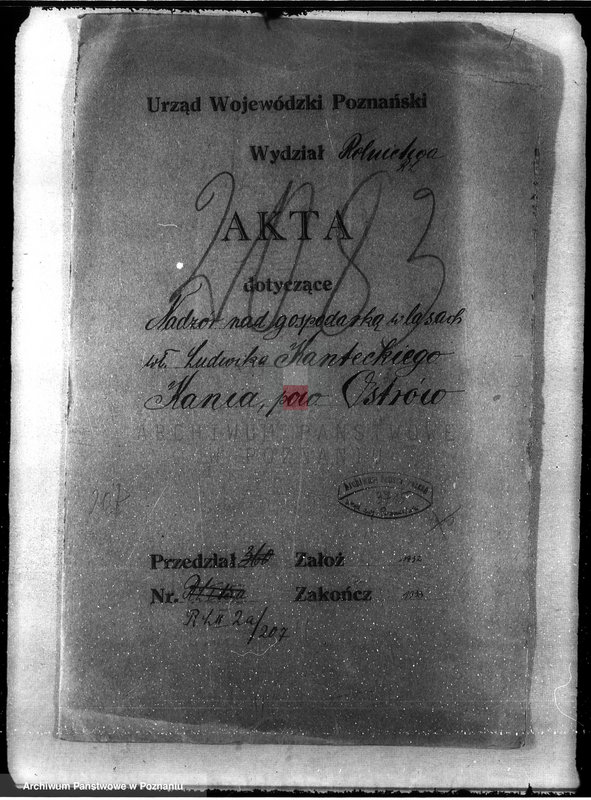 Obraz 3 z jednostki "Nadzór nad gospodarką w lasach L. Kanteckiego Kania powiat ostrowski"