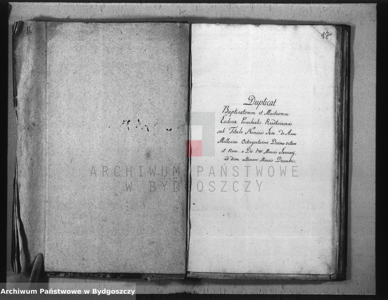 image.from.unit.number "Duplicat ksiąg kościelnych parafii Rzadkwin, pow. Inowrocław"