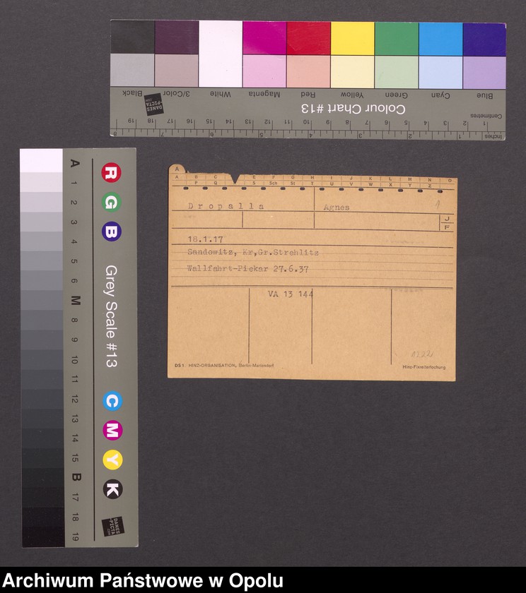 Obraz 3 z jednostki "[Dropalla Agnes, ur. 18.1.1917, zam. Sandowitz]"