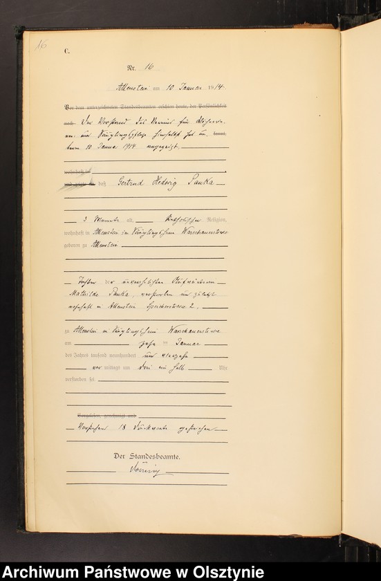 image.from.unit.number "Sterbe-Haupt-Register Tom I, Nr 1-600"