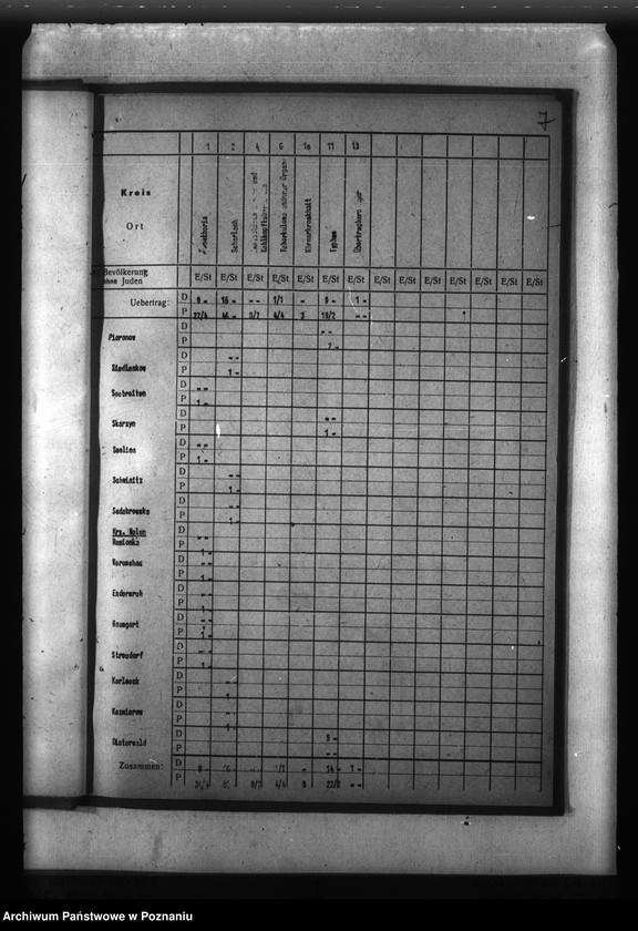 Obraz 11 z jednostki "Meldunki o chorobach zakaźnych w Kraju Warty"