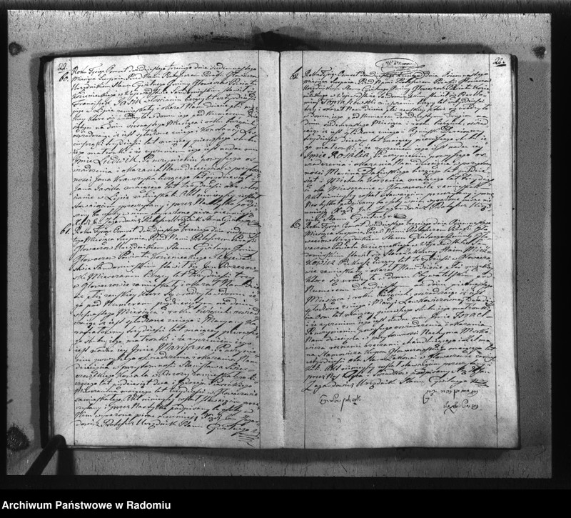 image.from.unit.number "Akta cywilne miasta Głowaczew na rok 1823"