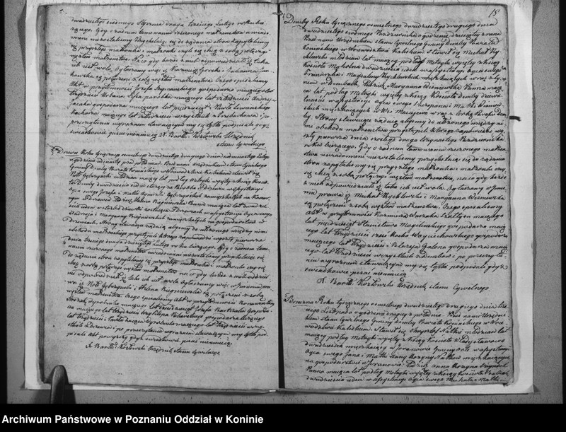 Obraz 17 z jednostki "Akta urodzeń, małżeństw i zgonu"