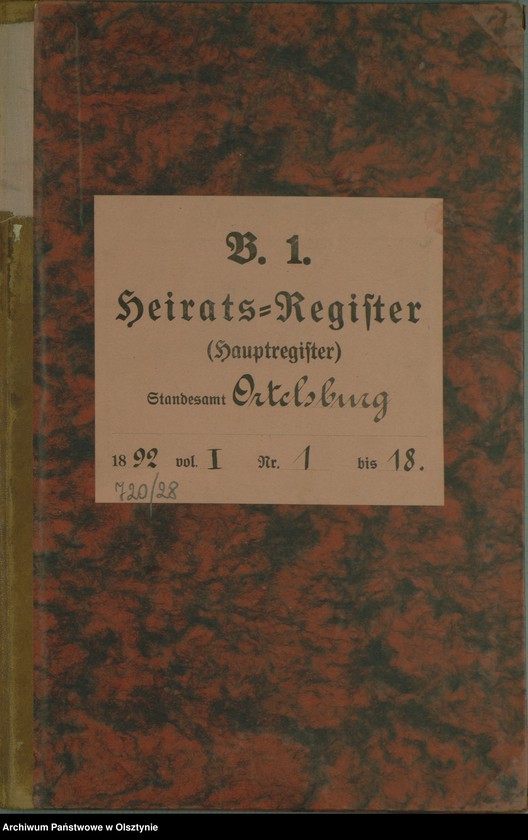 image.from.unit.number "Heiraths-Haupt-Register Nr 1 - 18"