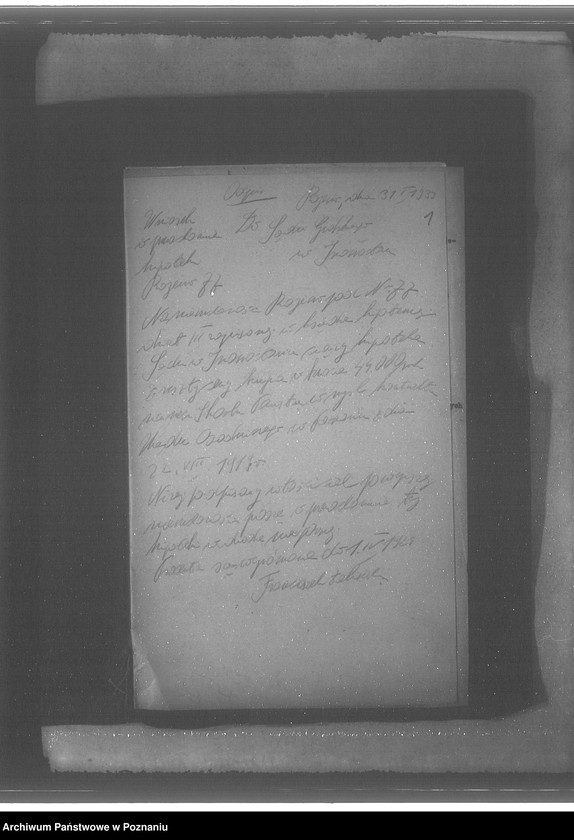 Obraz 5 z jednostki "Przerachowanie hipoteki ciążącej na nieruchomości Rojewo karta 77 Franciszek Zieliński"