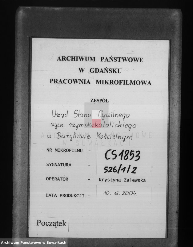 Obraz 1 z jednostki "Akta zejścia Bargłów"