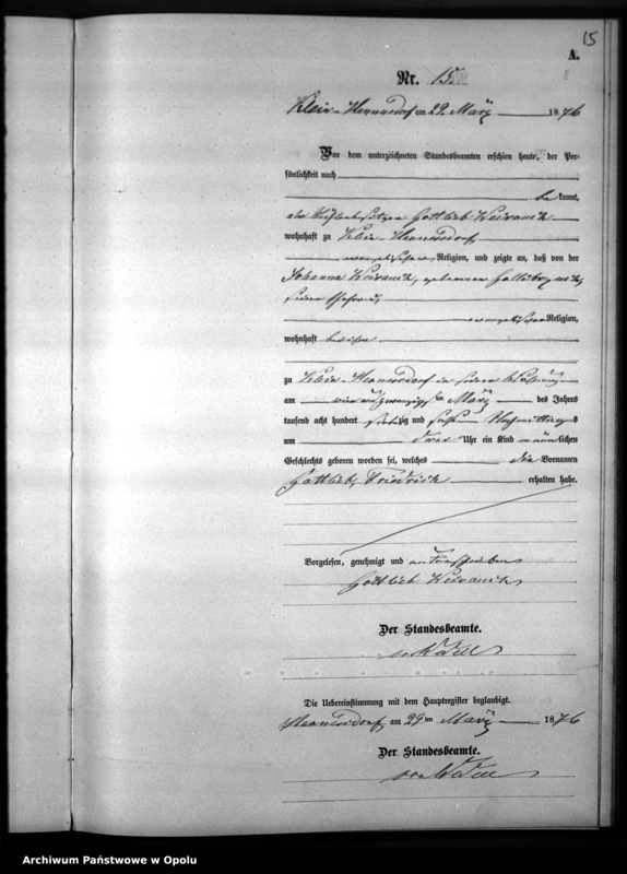 image.from.unit.number "Geburts-Neben-Register [1876 Woskowice Górne]"