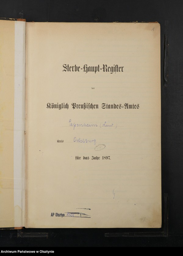 image.from.unit.number "Sterbe-Haupt-Register Nr 1 - 167"