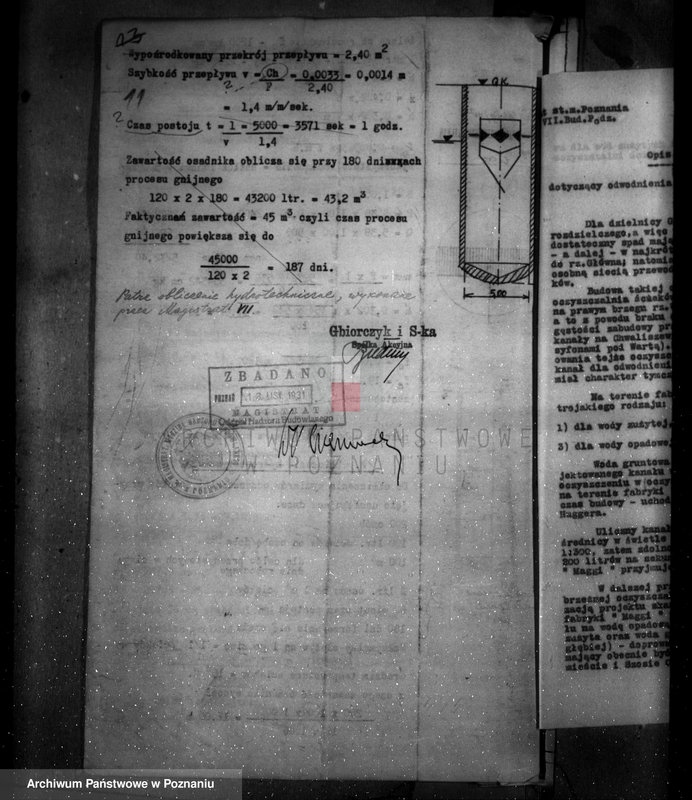 Obraz 18 z jednostki "Zatwierdzenie projektu zakładu przemysłowego urządzenia wytwórni artykułów spożywczych nr 479 własność Firma "Maggi" spółka z o. o. w Poznaniu"