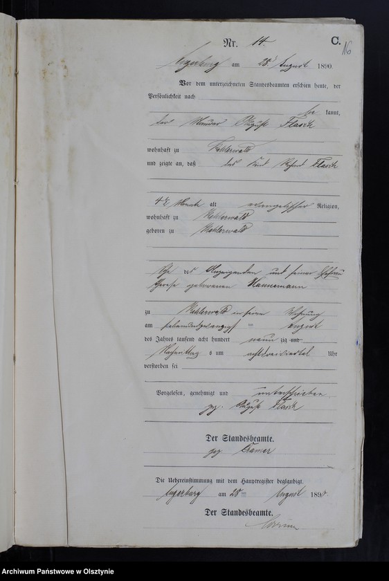 image.from.unit.number "Sterbe-Neben-Register Nr 1 - 20"