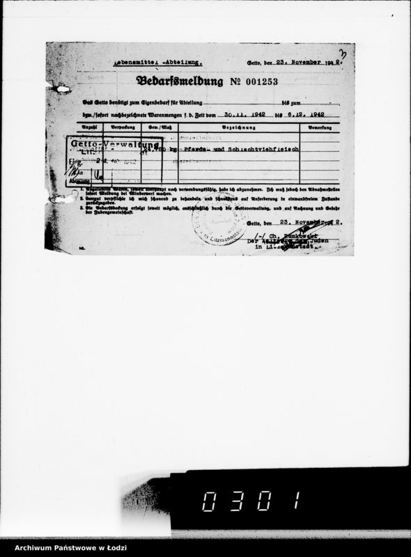 Obraz 7 z jednostki "Lebensmitteleinkauf. Aufträge, [Lieferscheinen und Rechnungen] 18051-18110"