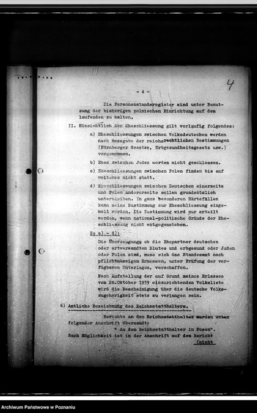 Obraz 8 z jednostki "Anordnungen nur für die Behörde"