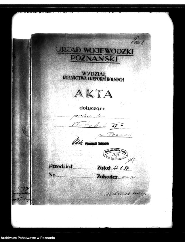 Obraz 4 z jednostki "Parcelacja lasu Witobel XV powiatu poznańskiego Jadwiga Urbaniak"