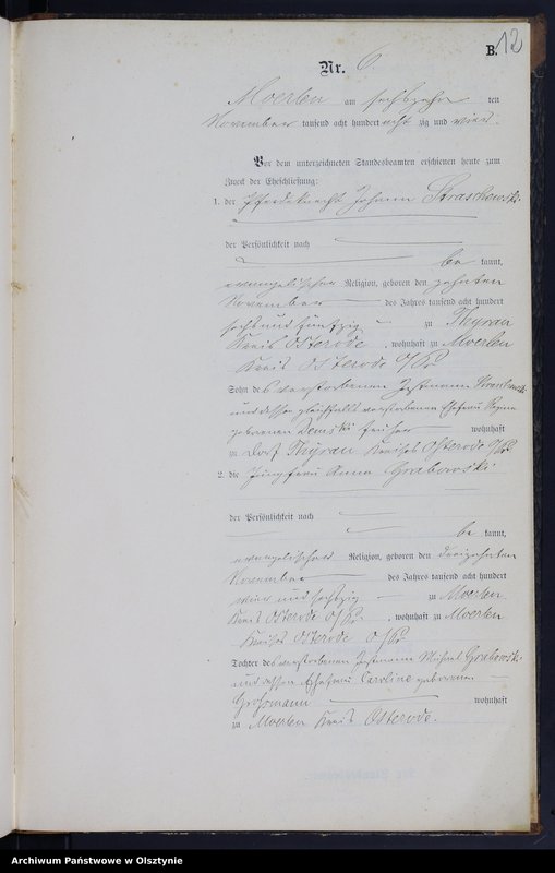 image.from.unit.number "Heiraths-Neben-Register Nr 1 - 8"