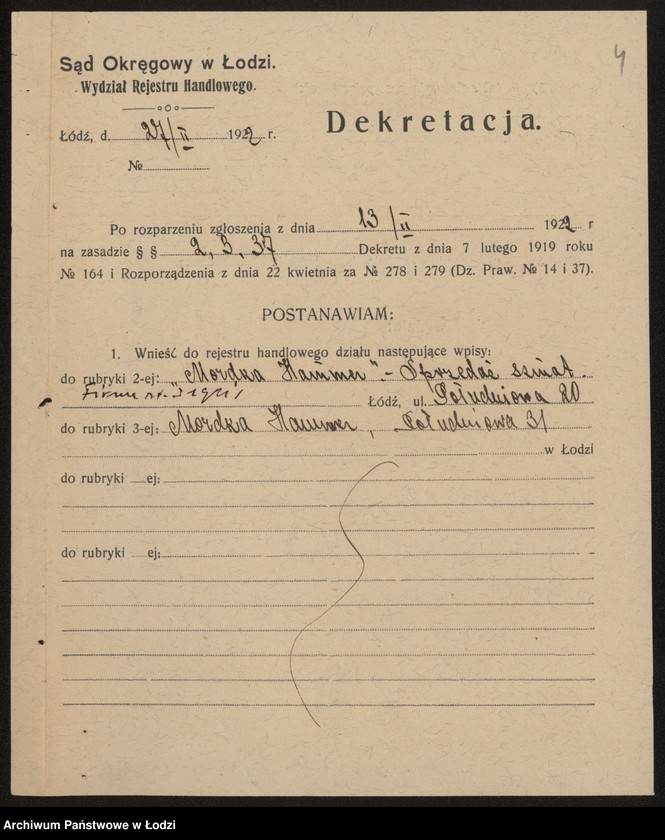 Obraz 6 z jednostki "Mordka Hammer- sprzedaż szmat"