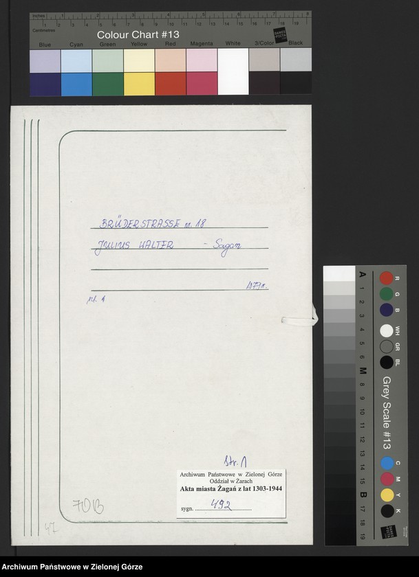 Obraz 2 z jednostki "Brüderstrasse 18. Verbreiterung des Schaufenster. Kaufmann Julius Walter."