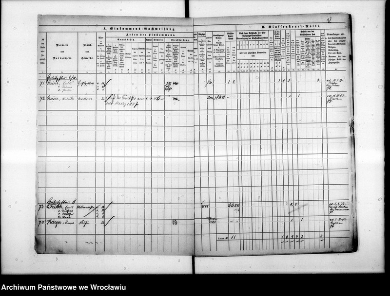image.from.unit.number "Klassensteuerrolle nebst Eikommens - Nachweisung"