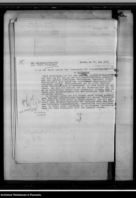 Obraz 20 z jednostki "Robert- Koch- Oberschule, Wollstein (Wolsztyn)"