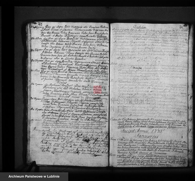 Obraz 15 z jednostki "Księga zaślubionych i zmarłych"