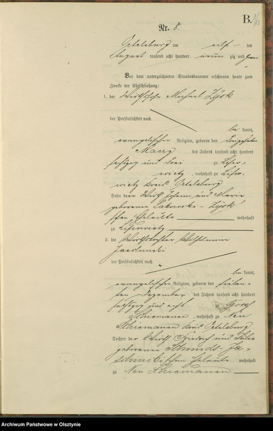 image.from.unit.number "Heiraths-Haupt-Register Nr 1 - 14"