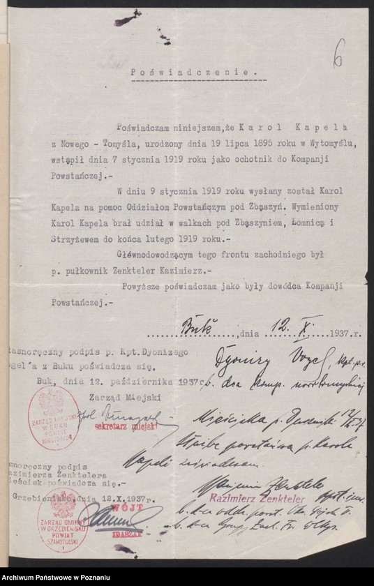 Obraz 9 z jednostki "Nowy Tomyśl - akta koła."