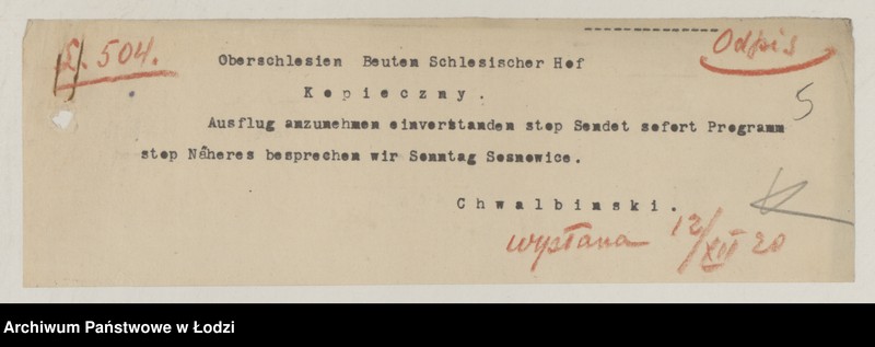 Obraz 7 z jednostki "[Telegramy]"