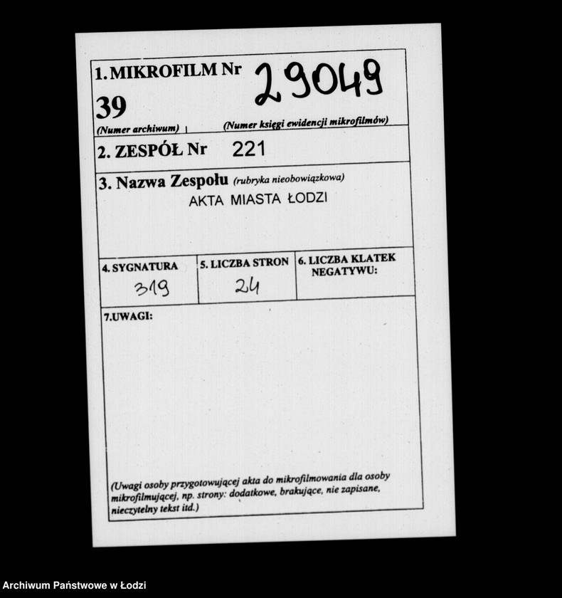 Obraz 2 z jednostki "Akta tyczące się pożyczki bankowej Juliusza Knolla"