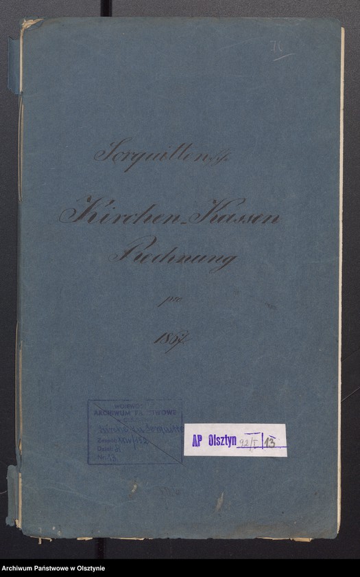 image.from.unit.number "Sourquittensche Kirchen Kassen Rechnung"