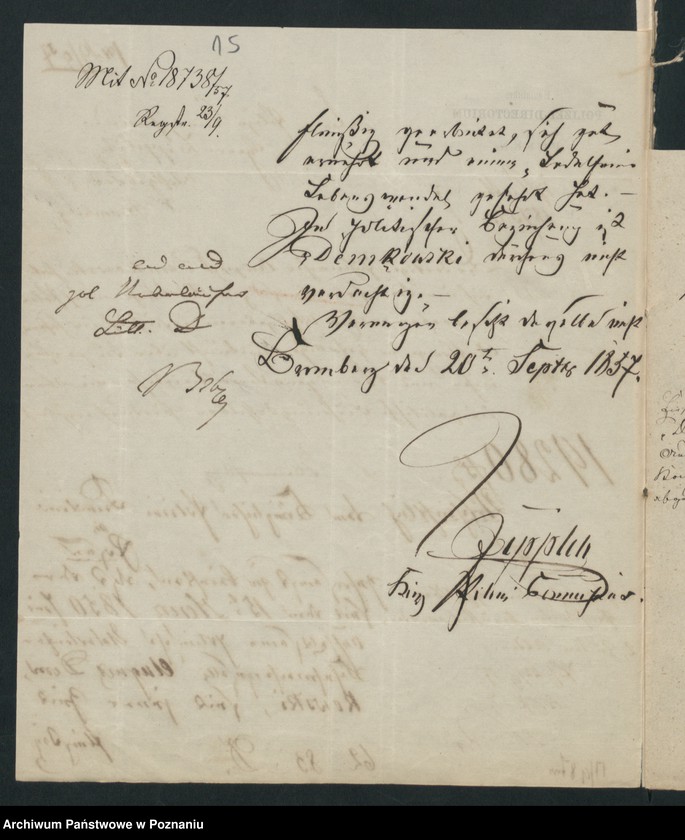 Obraz 18 z jednostki "A. betr. den Auskunft über Ausländer Lit. D"