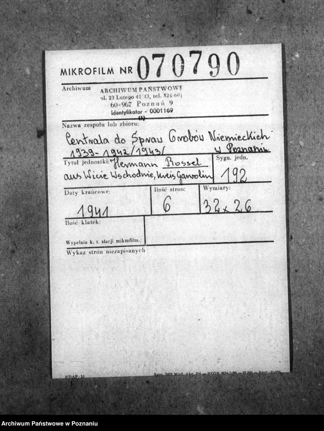 Obraz 2 z jednostki "Hermann Rossol aus Wicie Wschodnie, Kreis Garwolin"