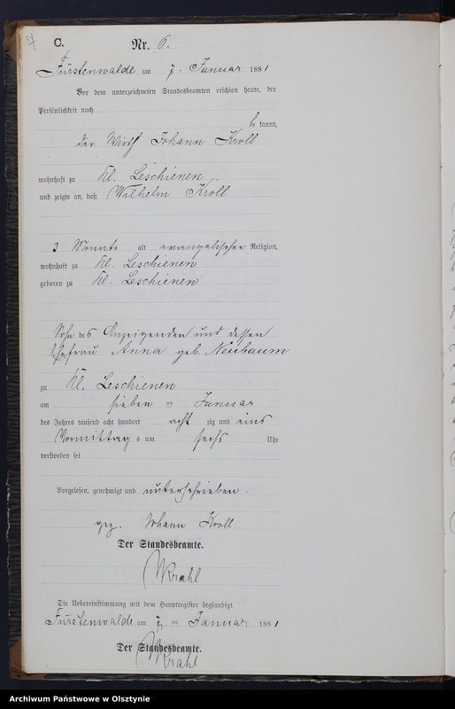 image.from.unit.number "Sterbe-Neben-Register Nr 1 - 150"