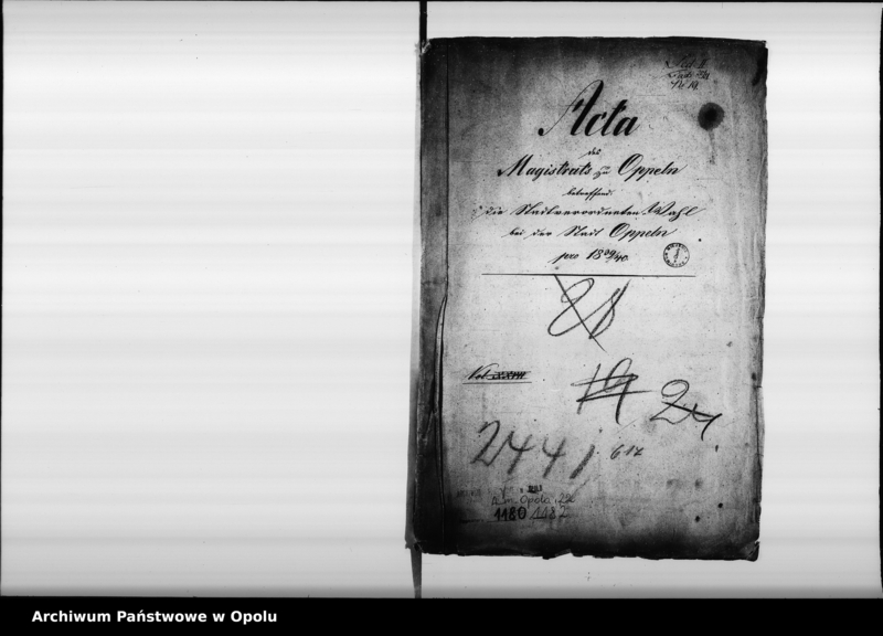 image.from.unit.number "Acta des Magistrats zu Oppeln betreffend die Stadtverordneten-Wahl bei der Stadt Oppeln pro 1839/40"