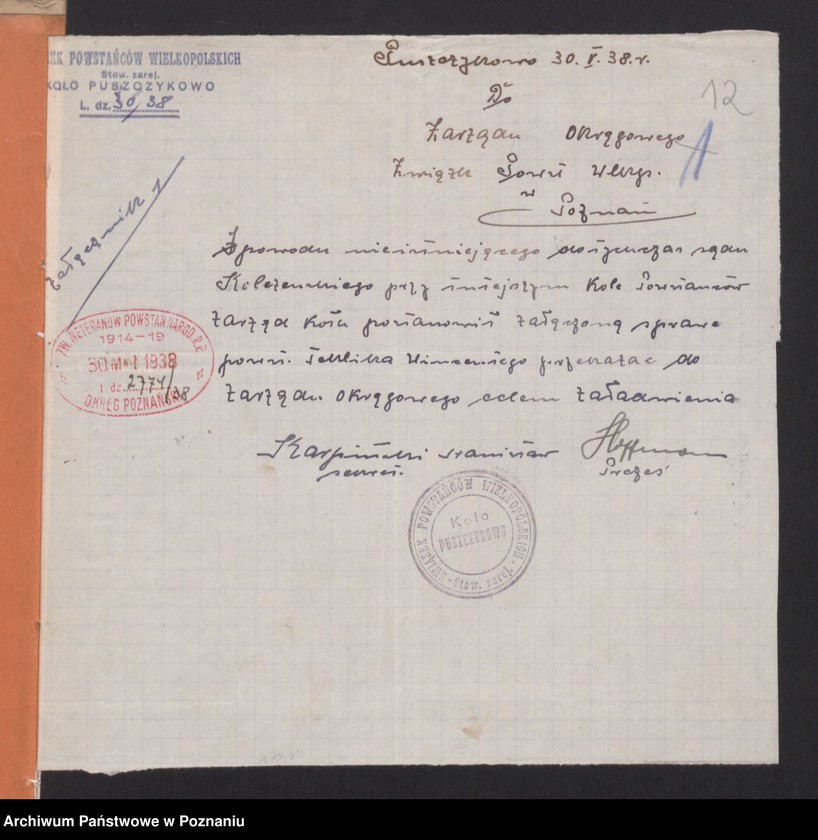 image.from.unit.number "Akta Sądu Honorowego Związku Powstańców Wielkopolskich."