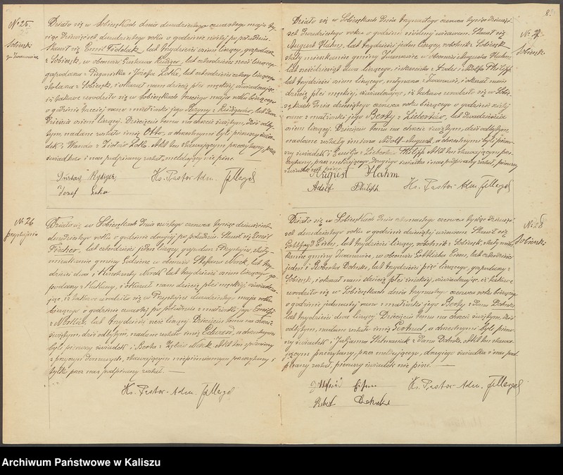 Obraz 11 z jednostki "Duplikat aktów stanu cywilnego urodzeń, zejść i ślubów"