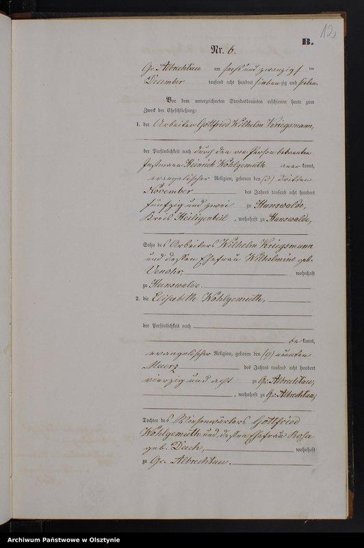 image.from.unit.number "Heiraths-Neben-Register Nr 1 - 6"