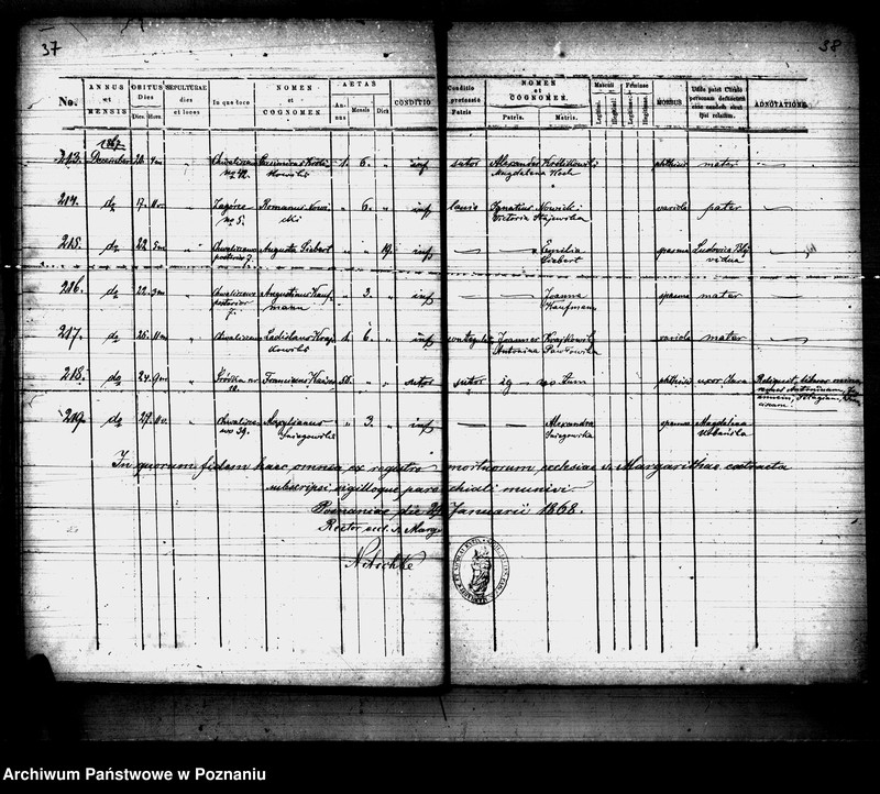 Obraz 20 z jednostki "Księga zgonów"