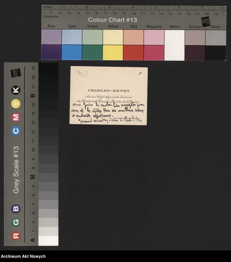 image.from.unit.number "Charles - Henry, działacz polityczny, publicysta. Życzenia. Pogłoski o mianowaniu Władysława Sikorskiego inspektorem generalnym armii."